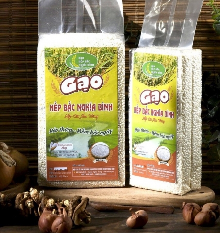 gao nep bac nghia binh khang dinh thuong hieu tren thi truong