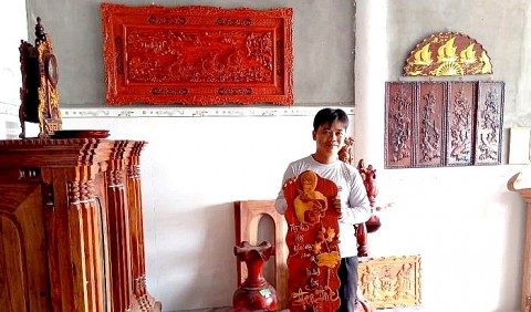 tu dam me den san pham ocop 3 sao cua nghe nhan do go my nghe nguyen thanh tri