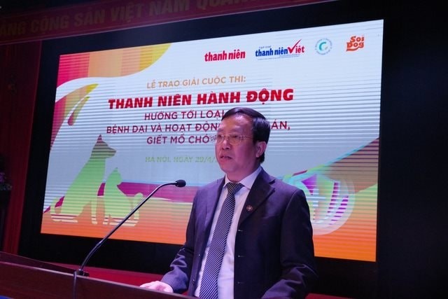 Trao giải cuộc thi "Thanh niên hành động - Hướng tới loại bỏ bệnh dại và hoạt động buôn bán, giết mổ chó mèo" Trao giải cuộc thi "Thanh niên hành động - Hướng tới loại bỏ bệnh dại và hoạt động buôn bán, giết mổ chó mèo"