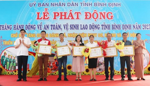 Bình Định phát động Tháng hành động về an toàn, vệ sinh lao động