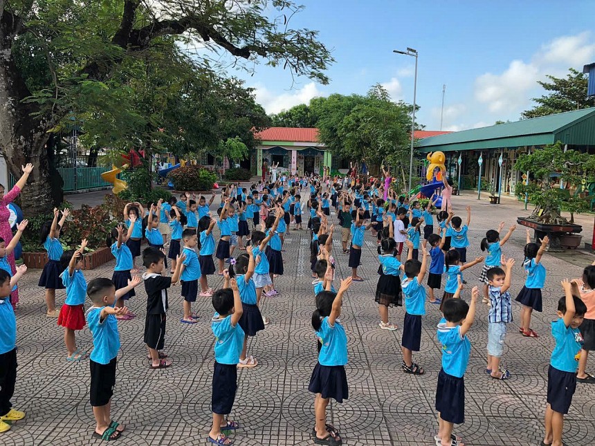 Nhà trường tăng cường các hoạt động giáo dục thể chất Nhà trường tăng cường các hoạt động giáo dục thể chất