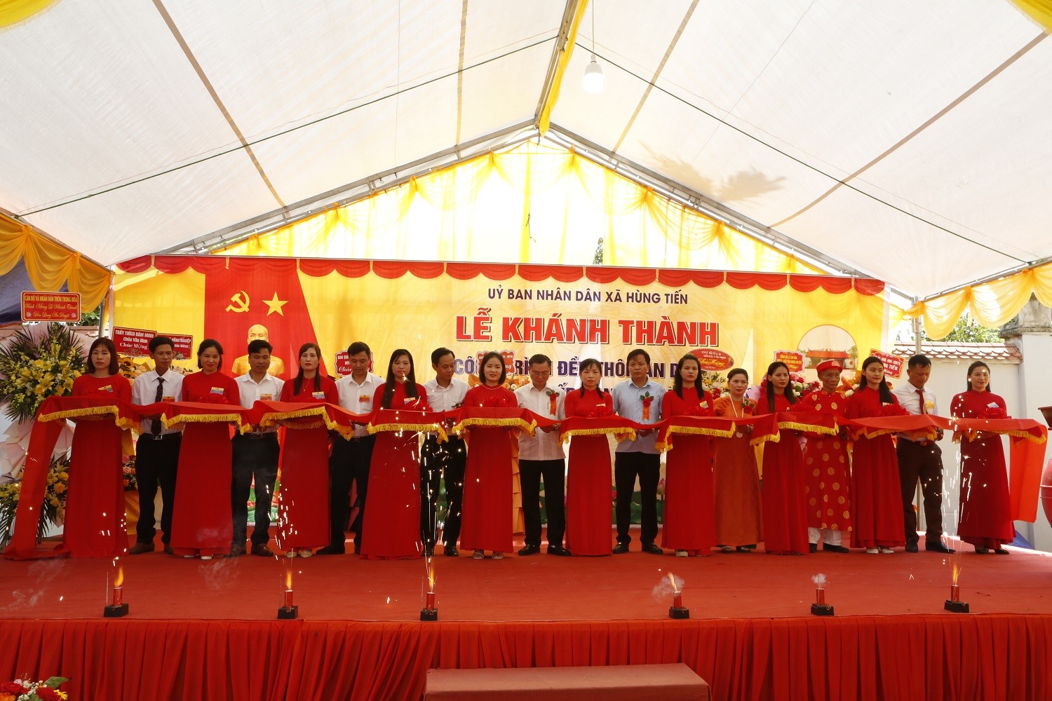 Lễ Khánh thành công trình tu bổ, tôn tạo di tích lịch sử đền An Duyệt xã Hùng Tiến