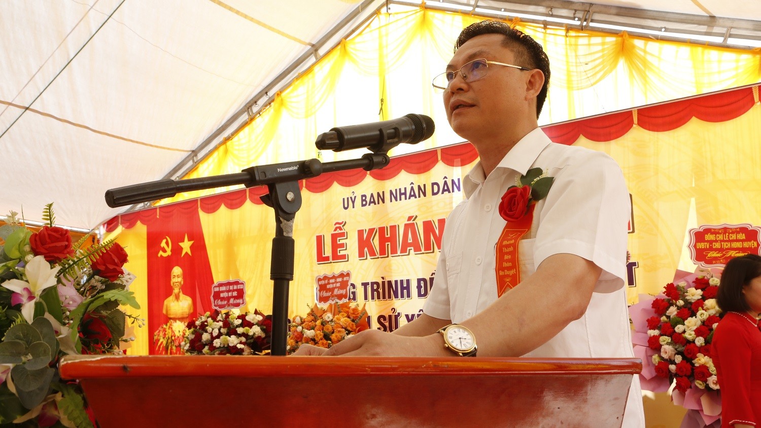 Lễ Khánh thành công trình tu bổ, tôn tạo di tích lịch sử đền An Duyệt xã Hùng Tiến