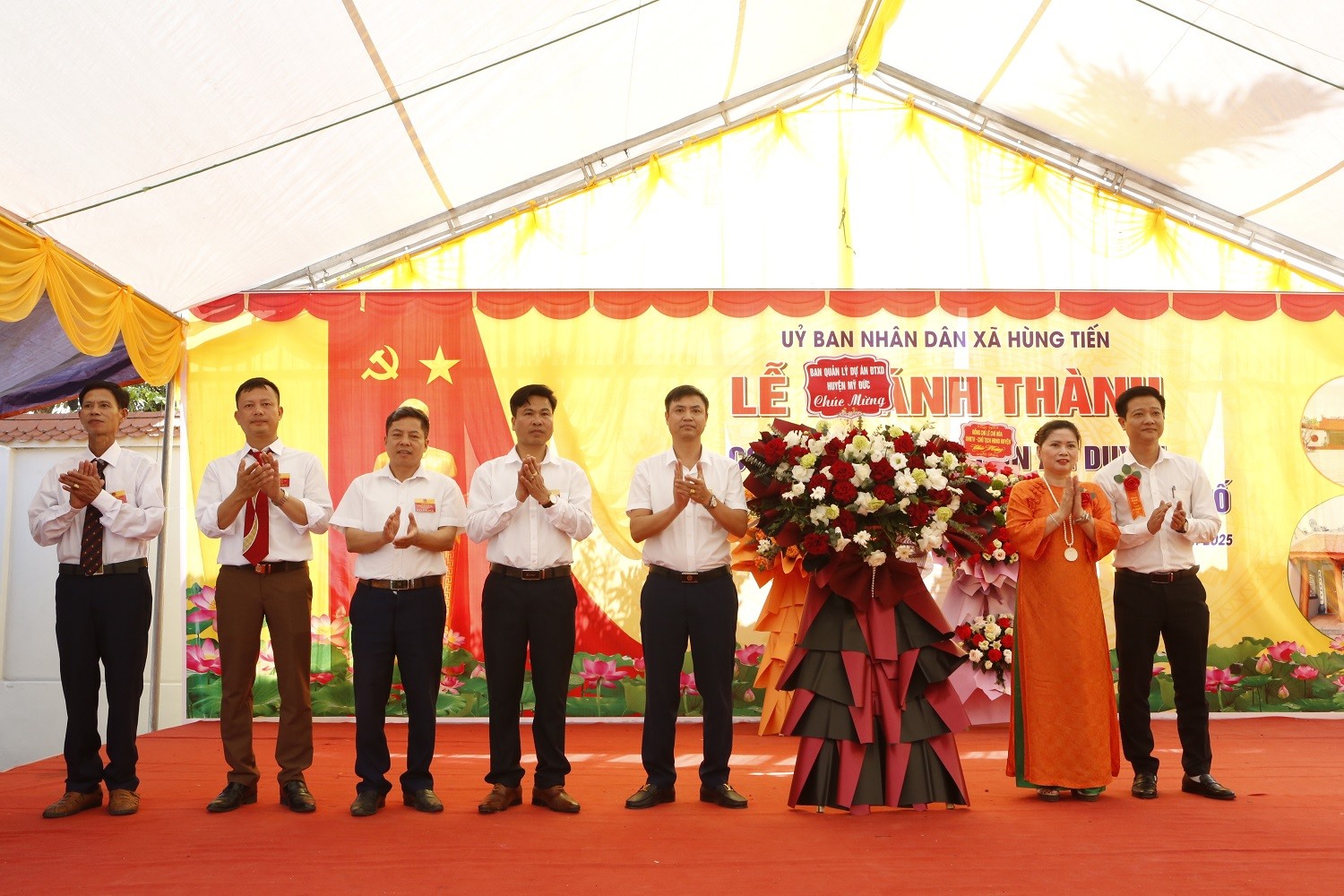 Lễ Khánh thành công trình tu bổ, tôn tạo di tích lịch sử đền An Duyệt xã Hùng Tiến