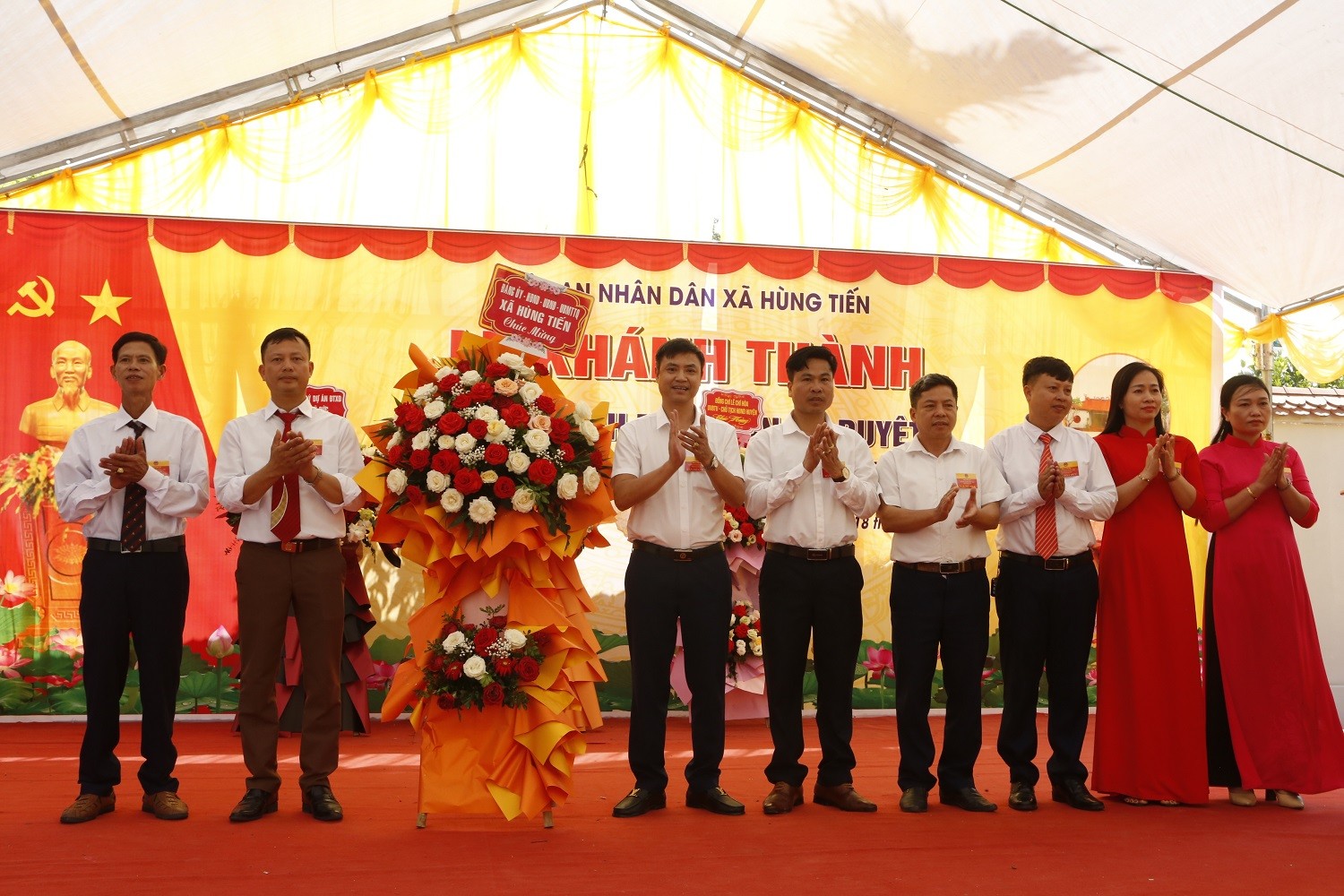 Lễ Khánh thành công trình tu bổ, tôn tạo di tích lịch sử đền An Duyệt xã Hùng Tiến