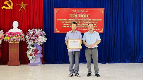 cao bang lang nghe trong dao nam phong 2 xa hung dao don bang cong nhan cua ubnd tinh