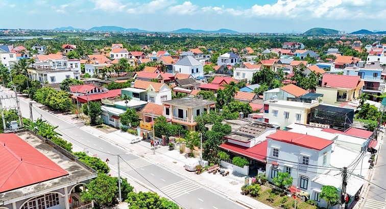 Diện mạo huyện Kiến Thụy ngày càng khang trang Diện mạo huyện Kiến Thụy ngày càng khang trang