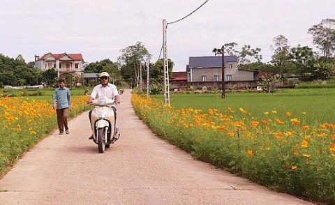 thai nguyen huyen phu binh dat chuan nong thon moi nang cao
