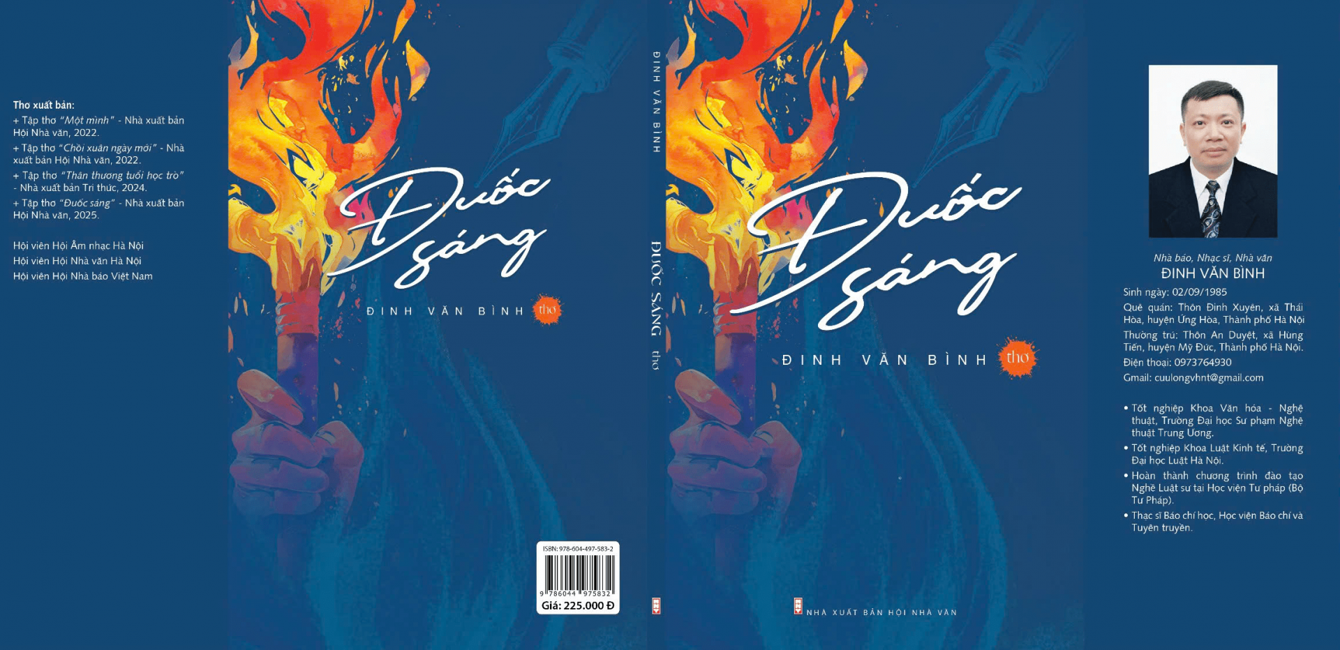 Tập thơ “Đuốc Sáng” chào mừng kỷ niệm 100 năm Ngày Báo chí Cách mạng Việt Nam