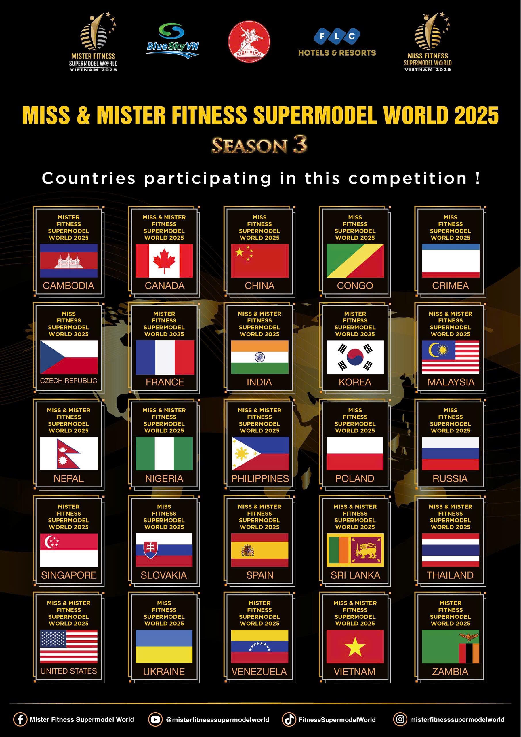 Quy Nhơn đăng cai mùa 3 cuộc thi Hoa hậu & Nam vương siêu mẫu thể hình Thế giới 2025 Quy Nhơn đăng cai mùa 3 cuộc thi Hoa hậu & Nam vương siêu mẫu thể hình Thế giới 2025