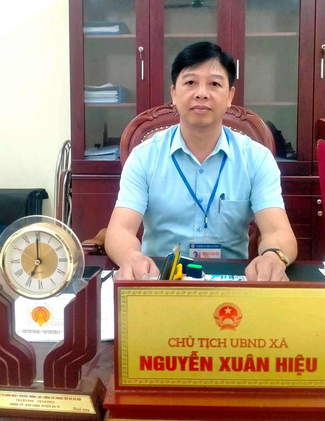 Ông Nguyễn Xuân Hiệu, P.Bí thư Đảng ủy, Chủ tịch UBND xã Phú Cường. Ông Nguyễn Xuân Hiệu, P.Bí thư Đảng ủy, Chủ tịch UBND xã Phú Cường.