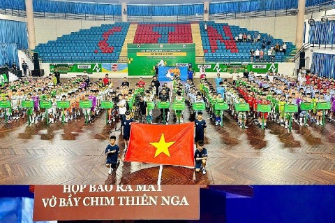 hai phong khai mac giai bong da thieu nien nhi dong toan quoc nam 2025