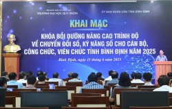 Bình Định: Hơn 34.600 cán bộ, công chức, viên chức được bồi dưỡng nâng cao về chuyển đổi số, kỹ năng số