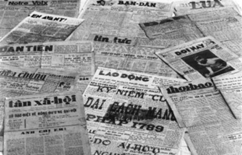 Một số tờ báo cách mạng xuất bản công khai dưới sự lãnh đạo của Đảng Cộng sản Đông Dương, thời kỳ 1936-1939 - Ảnh tư liệu Bảo tàng Lịch sử Quốc gia