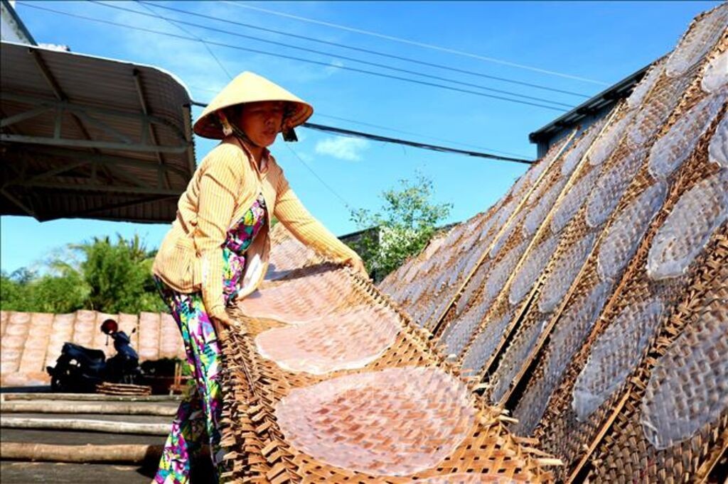 Giữ lửa nghề bánh tráng Thuận Hưng Giữ lửa nghề bánh tráng Thuận Hưng