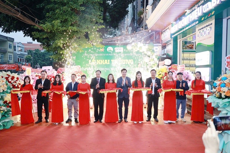 Khai trương các điểm trưng bày, quảng bá sản phẩm OCOP tại tỉnh Bắc Kạn