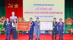 Thanh Hóa: Công bố huyện Ngọc Lặc đạt chuẩn nông thôn mới