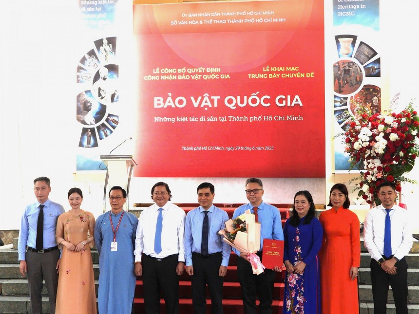 TP. HCM: Khai mạc trưng bày chuyên đề và công bố quyết định công nhận Bảo vật Quốc gia