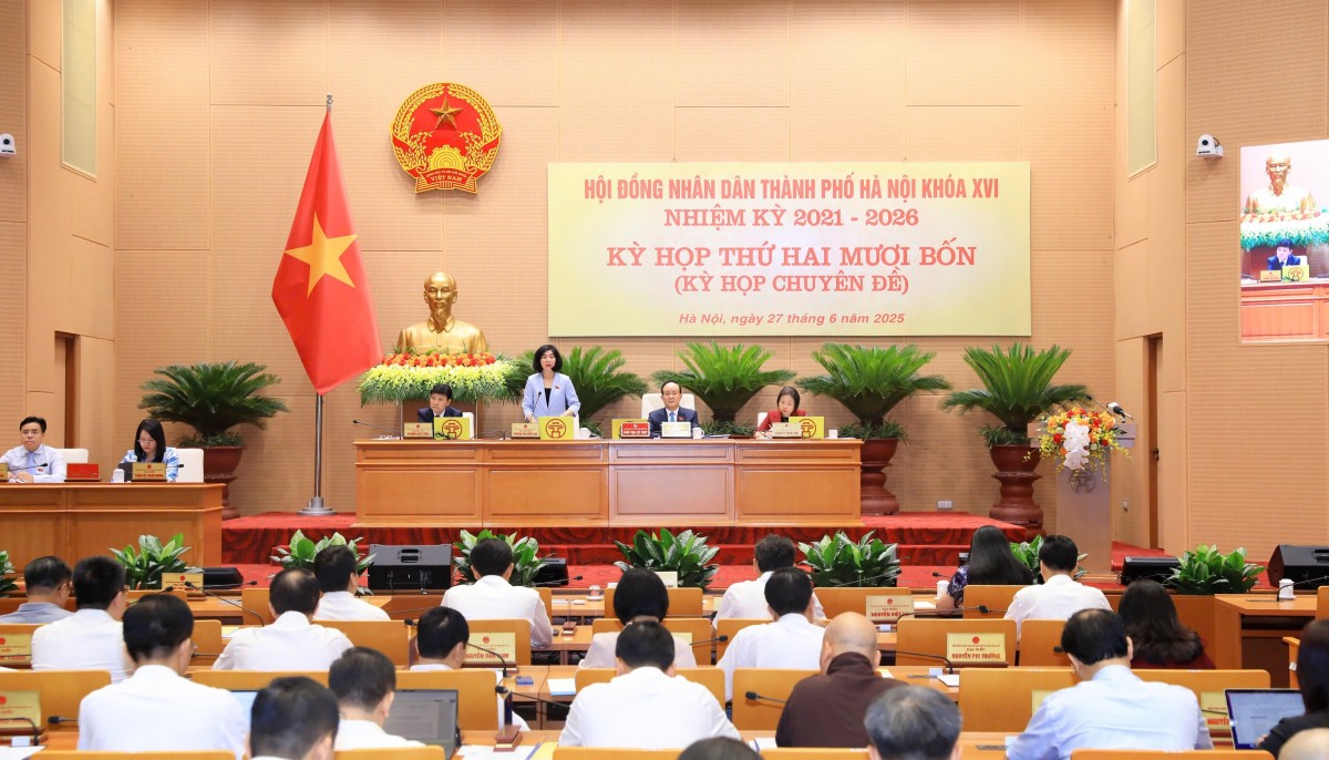 Hà Nội khai mạc kỳ họp thứ 25 HĐND Thành phố: Tập trung đánh giá tình hình kinh tế - xã hội và xem xét nhiều nội dung quan trọng theo Luật Thủ đô