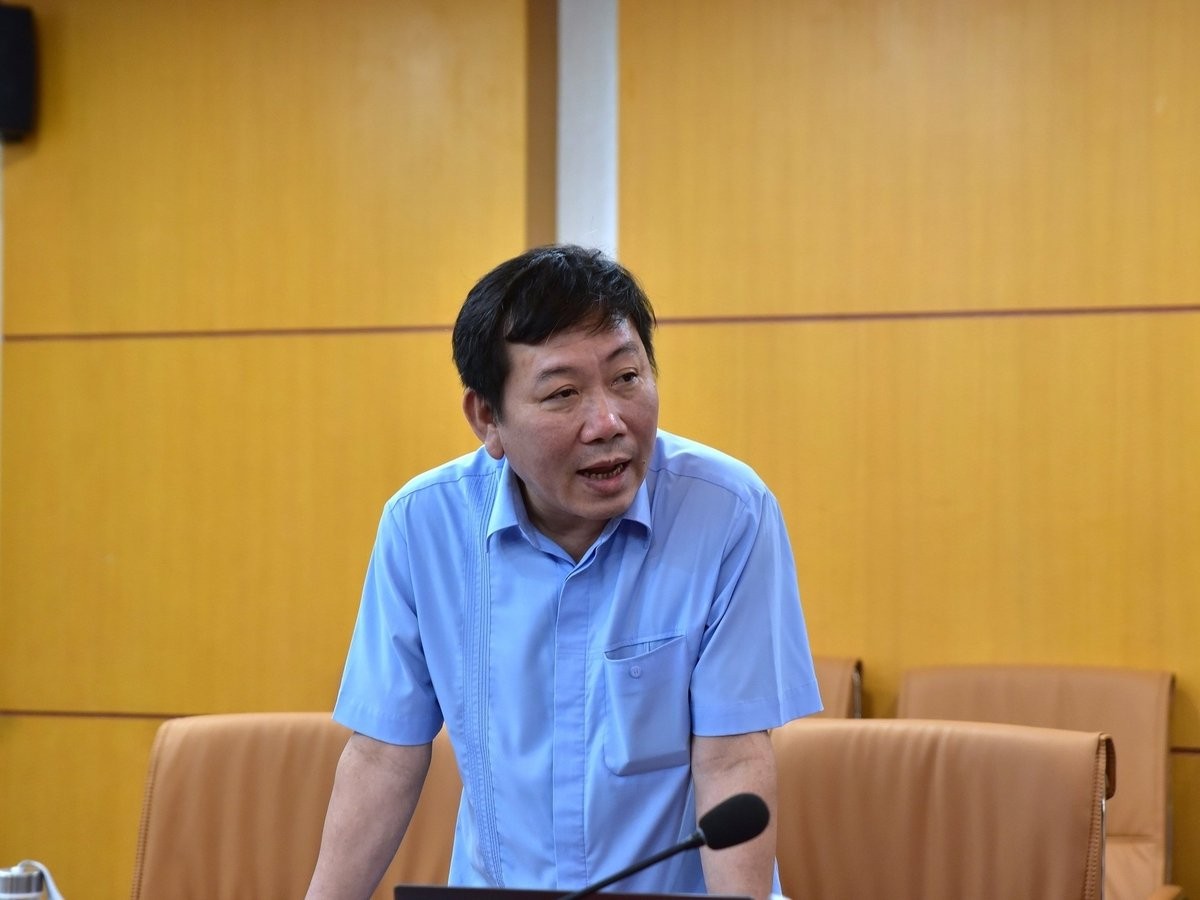 TS Nguyễn Đỗ Anh Tuấn, Vụ trưởng Vụ Hợp tác quốc tế, phát biểu tại cuộc họp. Ảnh: Kiều Chi. TS Nguyễn Đỗ Anh Tuấn, Vụ trưởng Vụ Hợp tác quốc tế, phát biểu tại cuộc họp. Ảnh: Kiều Chi.