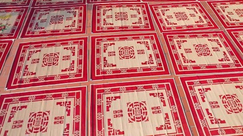Những thông điệp nghĩa tình trên chiếu cói làng Vũ Hạ