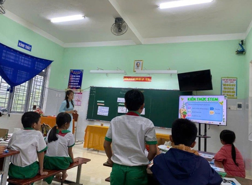 Lớp học khang trang hiện đại. Lớp học khang trang hiện đại.