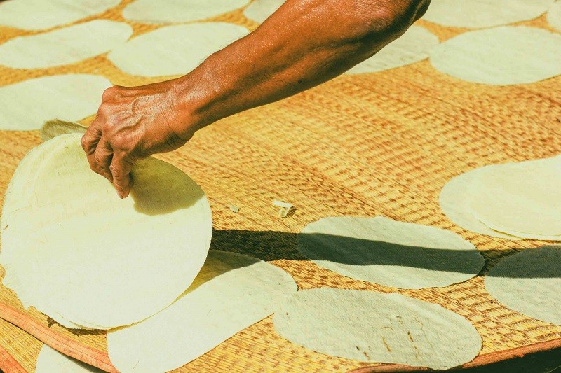 Về An Giang thăm làng nghề bánh phồng Phú Mỹ
