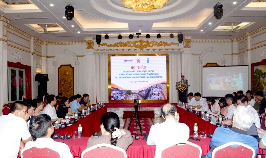 Hưng Yên xử lý “điểm đen” ô nhiễm tại làng nghề Minh Khai