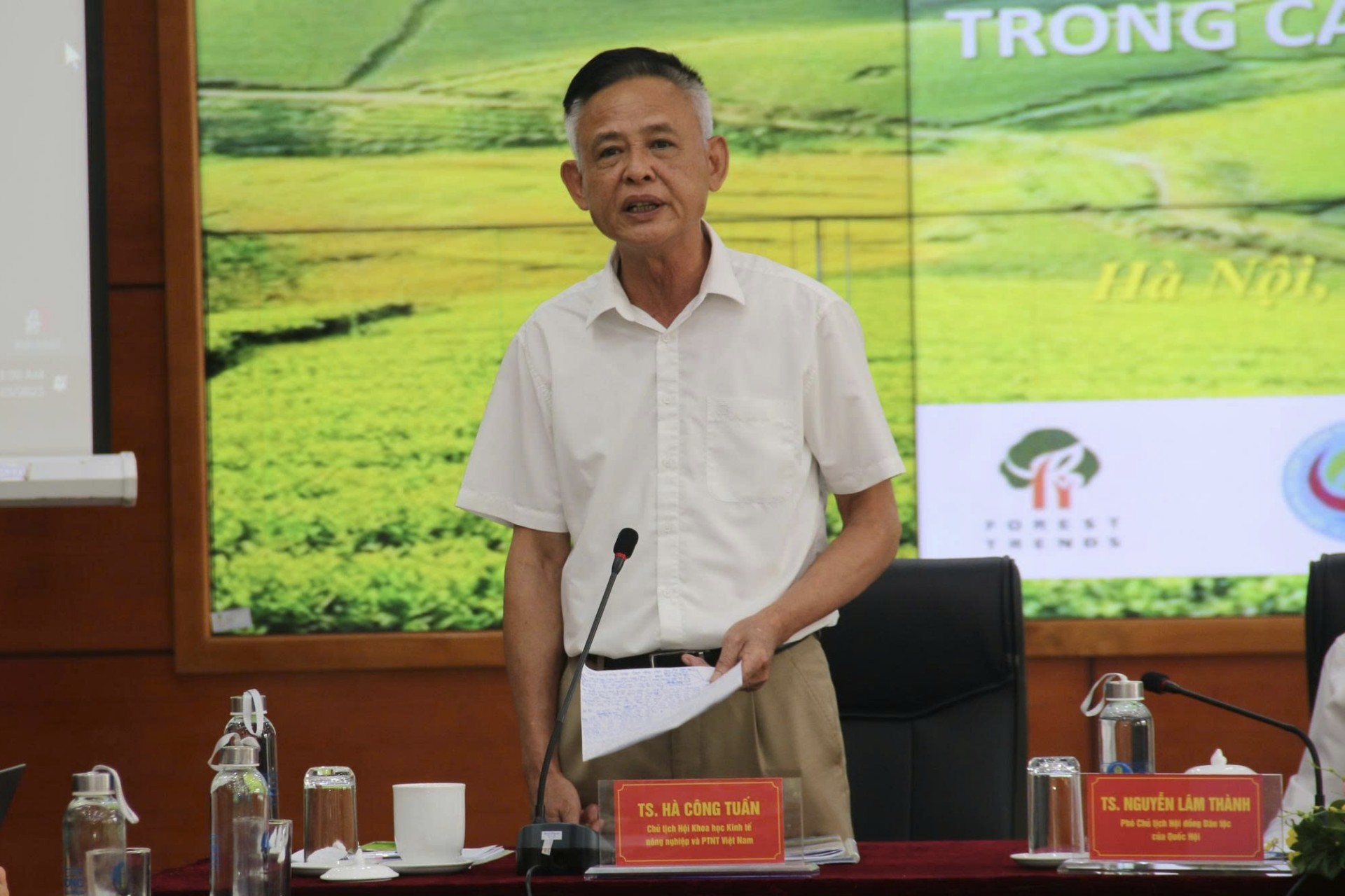 TS Hà Công Tuấn - Chủ tịch Hội Khoa học Kinh tế Nông nghiệp và PTNT Việt Nam