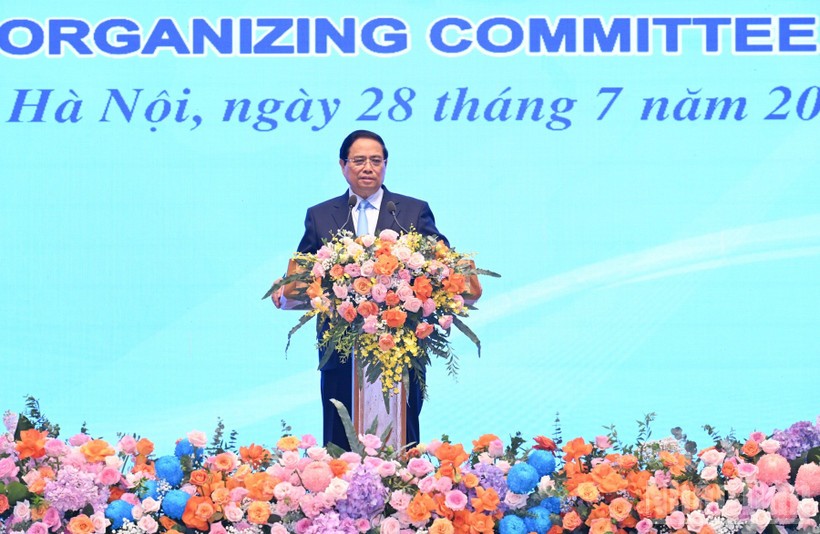 Thủ tướng Chính phủ Phạm Minh Chính chủ trì Lễ Công bố thành lập Ủy ban Quốc gia APEC 2027. (Ảnh: TRẦN HẢI) Thủ tướng Chính phủ Phạm Minh Chính chủ trì Lễ Công bố thành lập Ủy ban Quốc gia APEC 2027. (Ảnh: TRẦN HẢI)