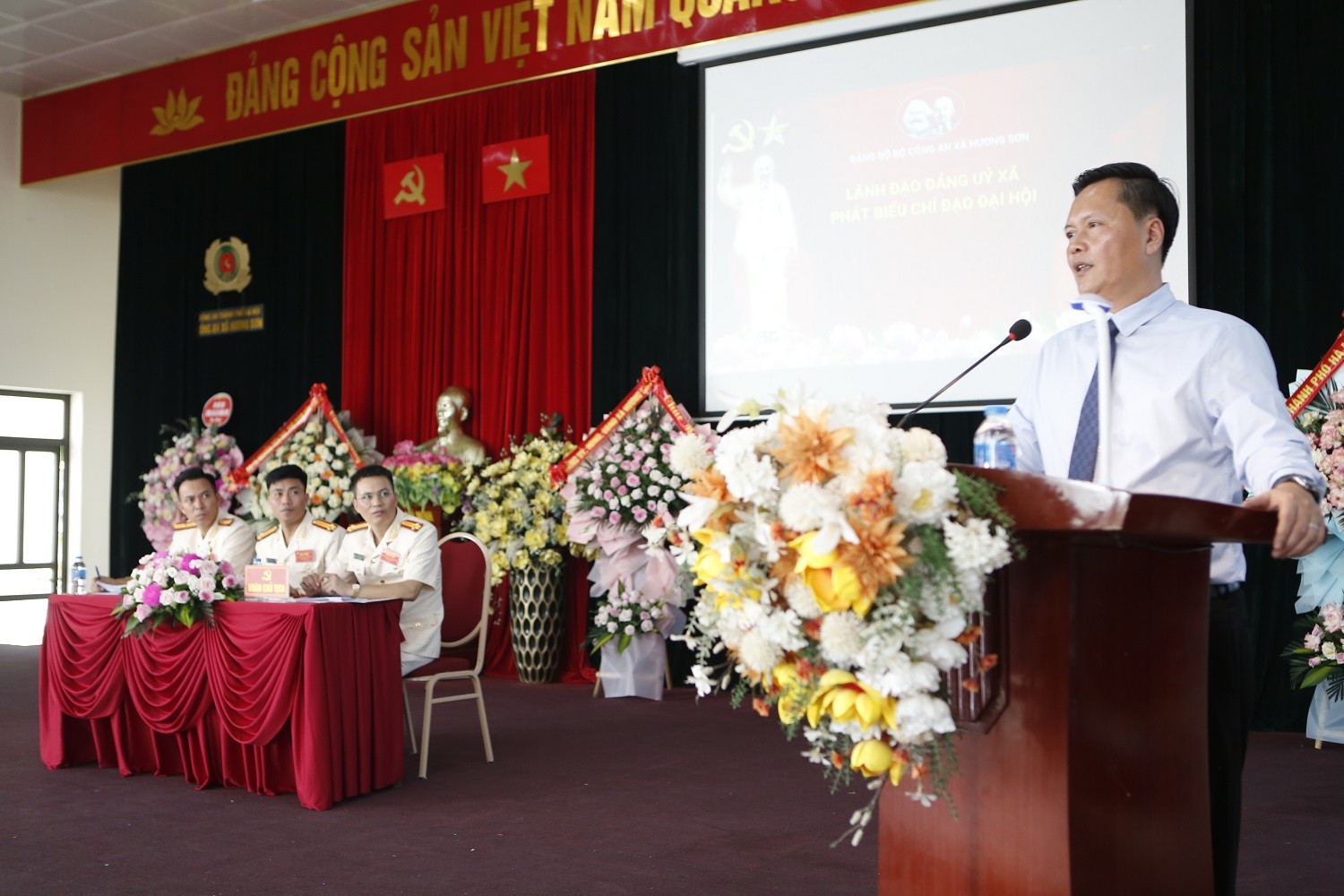 Đại hội Đảng bộ Công an xã Hương Sơn lần thứ I (nhiệm kỳ 2025 - 2030): “Đoàn kết - Kỷ cương - Đổi mới - Sáng tạo”