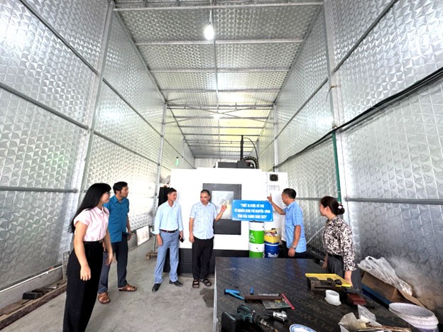 Nghiệm thu thiết bị được hỗ trợ kinh phí khuyến công tỉnh tại  Công ty TNHH MCT TECH VINA