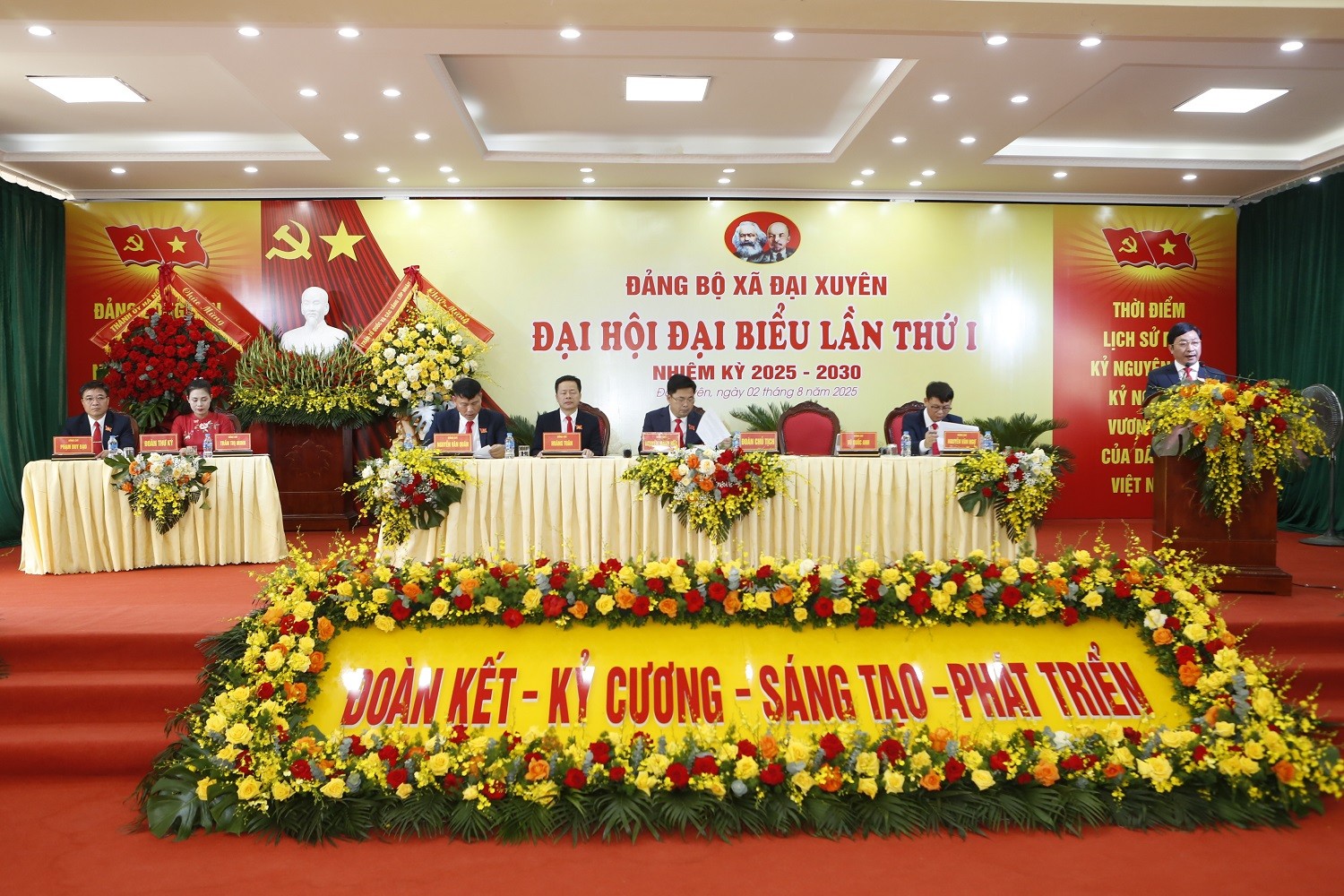 Xã Đại Xuyên tổ chức thành công Đại hội đại biểu Đảng bộ lần thứ I, nhiệm kỳ 2025 - 2030 Xã Đại Xuyên tổ chức thành công Đại hội đại biểu Đảng bộ lần thứ I, nhiệm kỳ 2025 - 2030