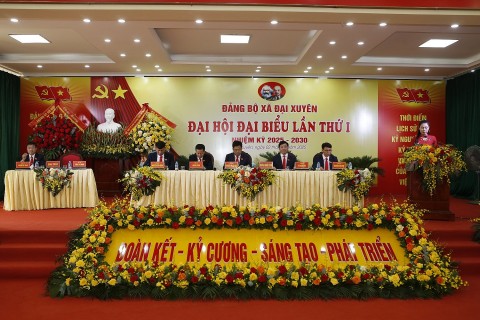 Xã Đại Xuyên tổ chức thành công Đại hội đại biểu Đảng bộ lần thứ I, nhiệm kỳ 2025 - 2030