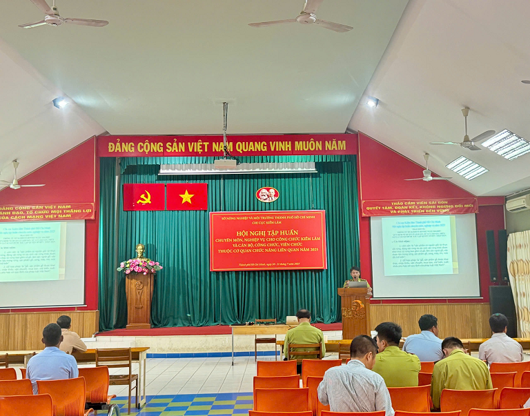 TP Hồ Chí Minh: Hội nghị tập huấn chuyên mộn, nghiệp vụ ngành Kiểm lâm năm 2025