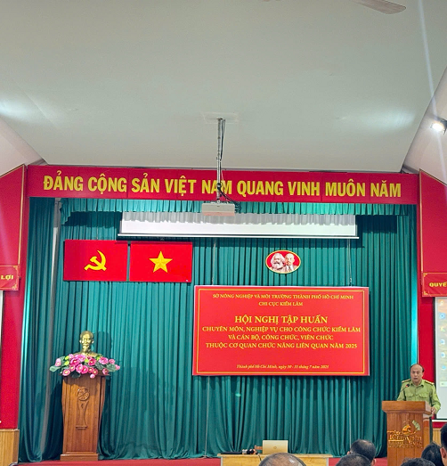 TP Hồ Chí Minh: Hội nghị tập huấn chuyên mộn, nghiệp vụ ngành Kiểm lâm năm 2025