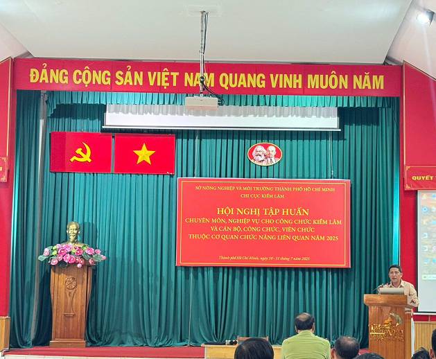 TP Hồ Chí Minh: Hội nghị tập huấn chuyên mộn, nghiệp vụ ngành Kiểm lâm năm 2025