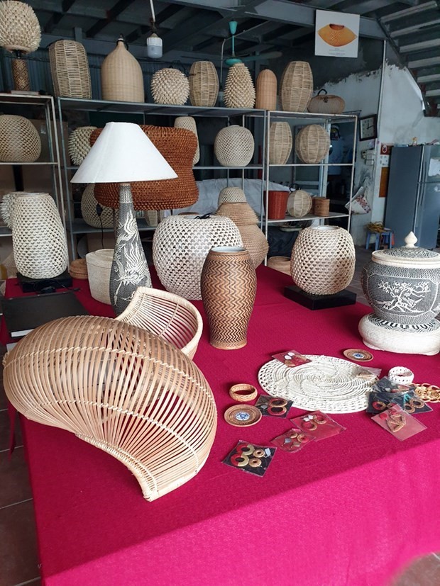 Mây tre đan - Nghề truyền thống của làng Phú Vin