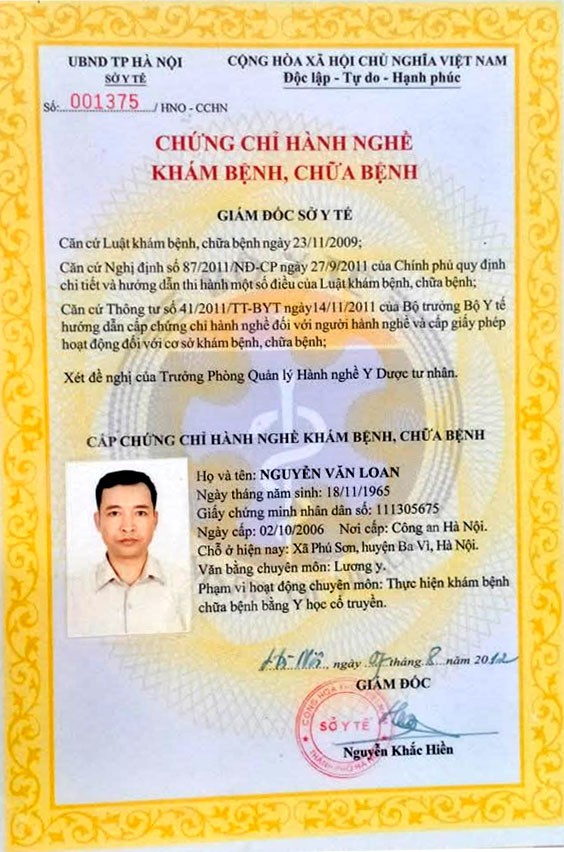 Lương y Nguyễn Văn Loan - Niềm vui lớn điều trị cho nhiều người khỏi bệnh Lương y Nguyễn Văn Loan - Niềm vui lớn điều trị cho nhiều người khỏi bệnh