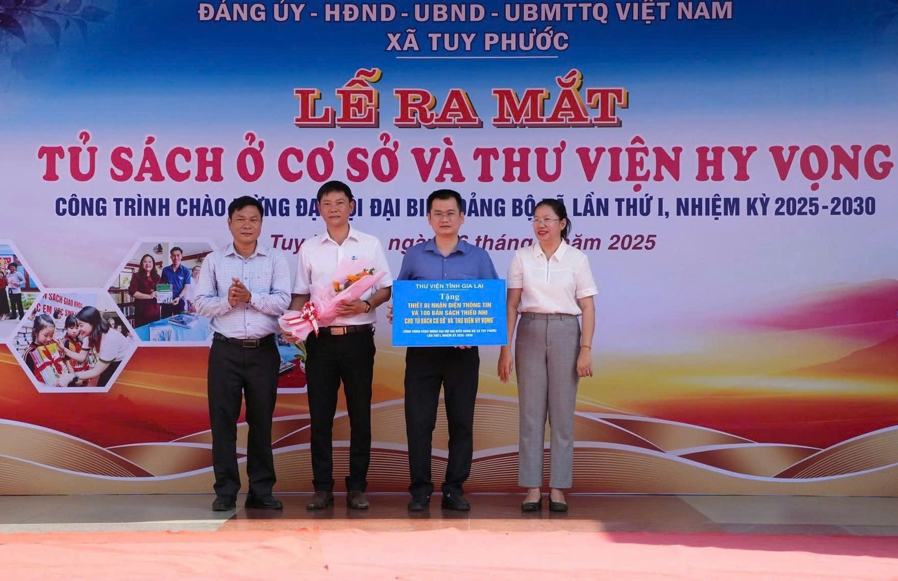 Gia Lai: Thắp sáng tri thức từ “Tủ sách ở cơ sở và Thư viện Hy vọng” xã Tuy Phước Gia Lai: Thắp sáng tri thức từ “Tủ sách ở cơ sở và Thư viện Hy vọng” xã Tuy Phước