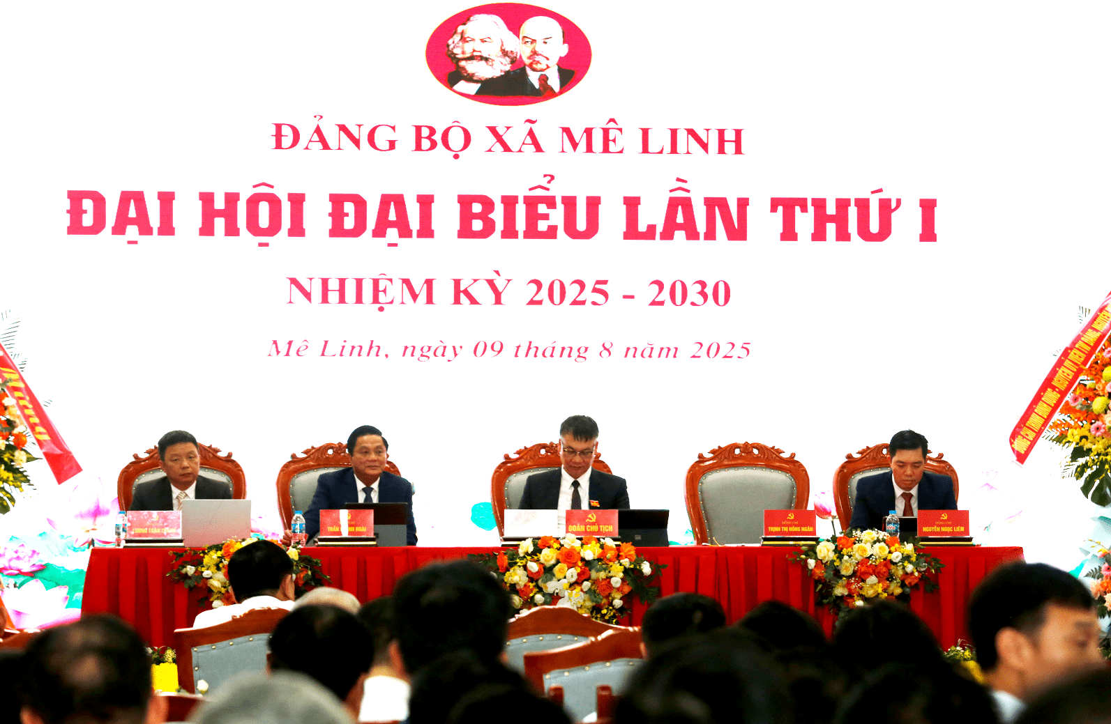 Đại hội đại biểu Đảng bộ xã Mê Linh lần thứ I (nhiệm kỳ 2025 - 2030): Phát huy truyền thống Anh hùng, khơi dậy khát vọng phát triển
