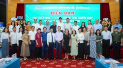 Diễn đàn "Phát triển kinh tế tư nhân gắn với tăng trưởng xanh và bảo vệ môi trường bền vững"