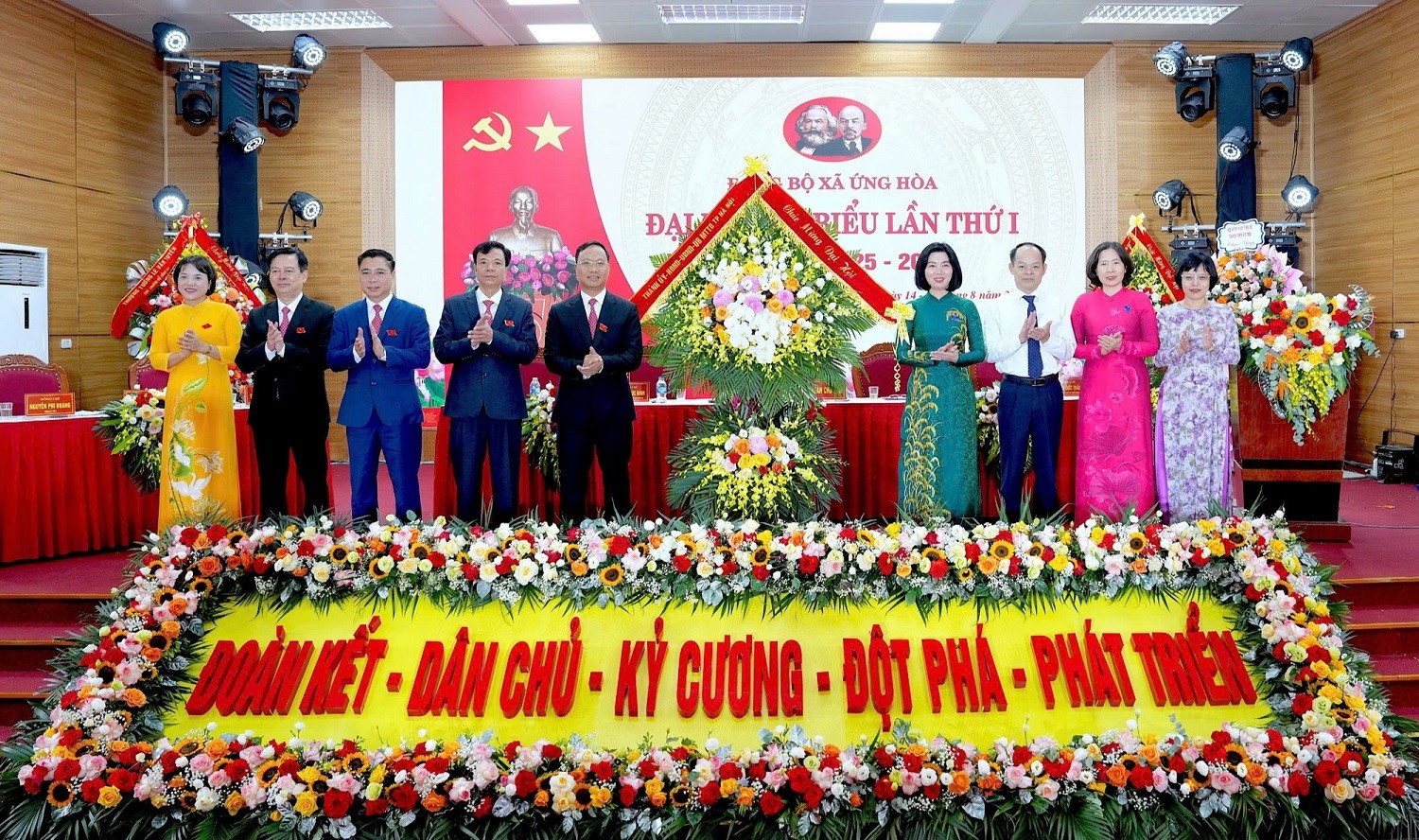 Đảng bộ xã Ứng Hòa tổ chức thành công Đại hội đại biểu lần thứ I, nhiệm kỳ 2025 - 2030