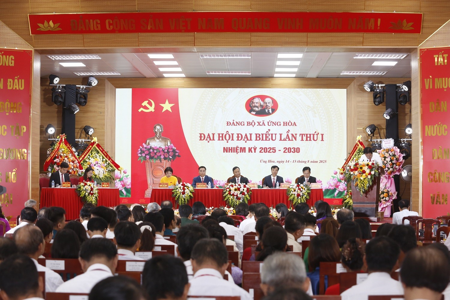 Đảng bộ xã Ứng Hòa tổ chức thành công Đại hội đại biểu lần thứ I, nhiệm kỳ 2025 - 2030