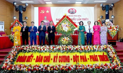 dang bo xa ung hoa to chuc thanh cong dai hoi dai bieu lan thu i nhiem ky 2025 2030