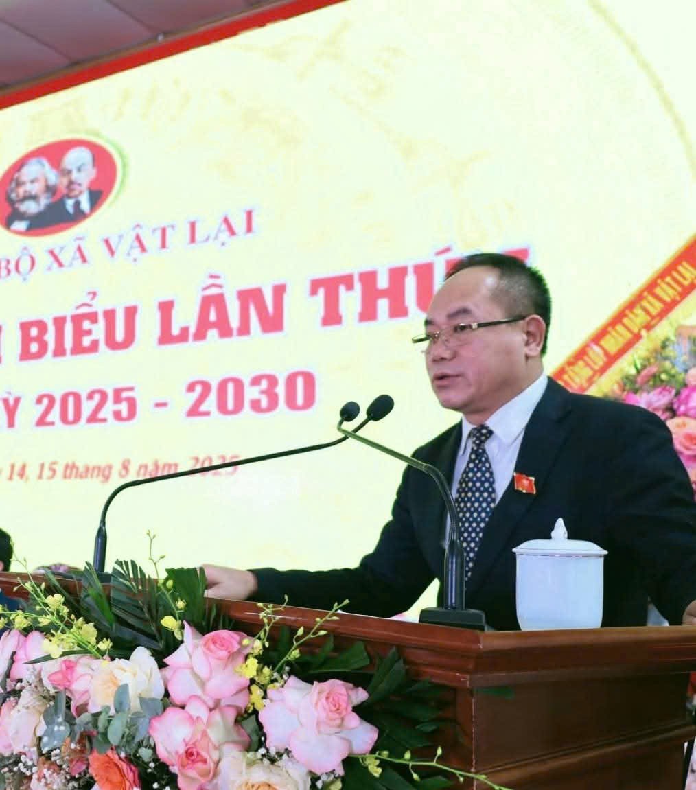 Đại hội Đại biểu Đảng bộ xã Vật Lại lần thứ nhất NK 2025 -2030 thành công tốt đẹp. Đại hội Đại biểu Đảng bộ xã Vật Lại lần thứ nhất NK 2025 -2030 thành công tốt đẹp.