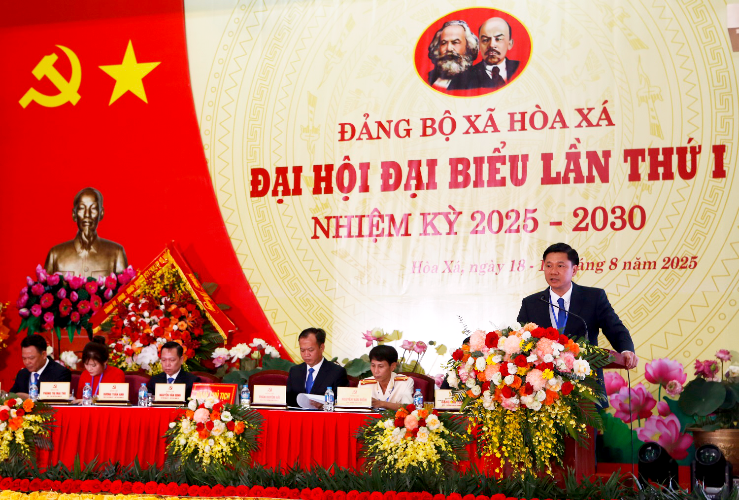 Đại hội đại biểu Đảng bộ xã Hòa Xá lần thứ I, nhiệm kỳ 2025 - 2030: Quyết tâm xây dựng xã “xanh, thông minh, hội nhập và phát triển bền vững”
