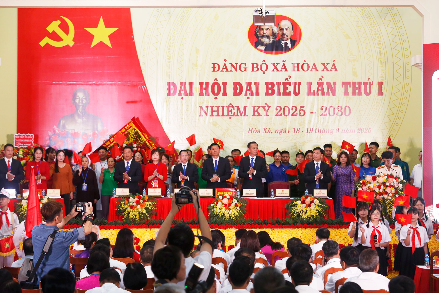 Đại hội đại biểu Đảng bộ xã Hòa Xá lần thứ I, nhiệm kỳ 2025 - 2030: Quyết tâm xây dựng xã “xanh, thông minh, hội nhập và phát triển bền vững”