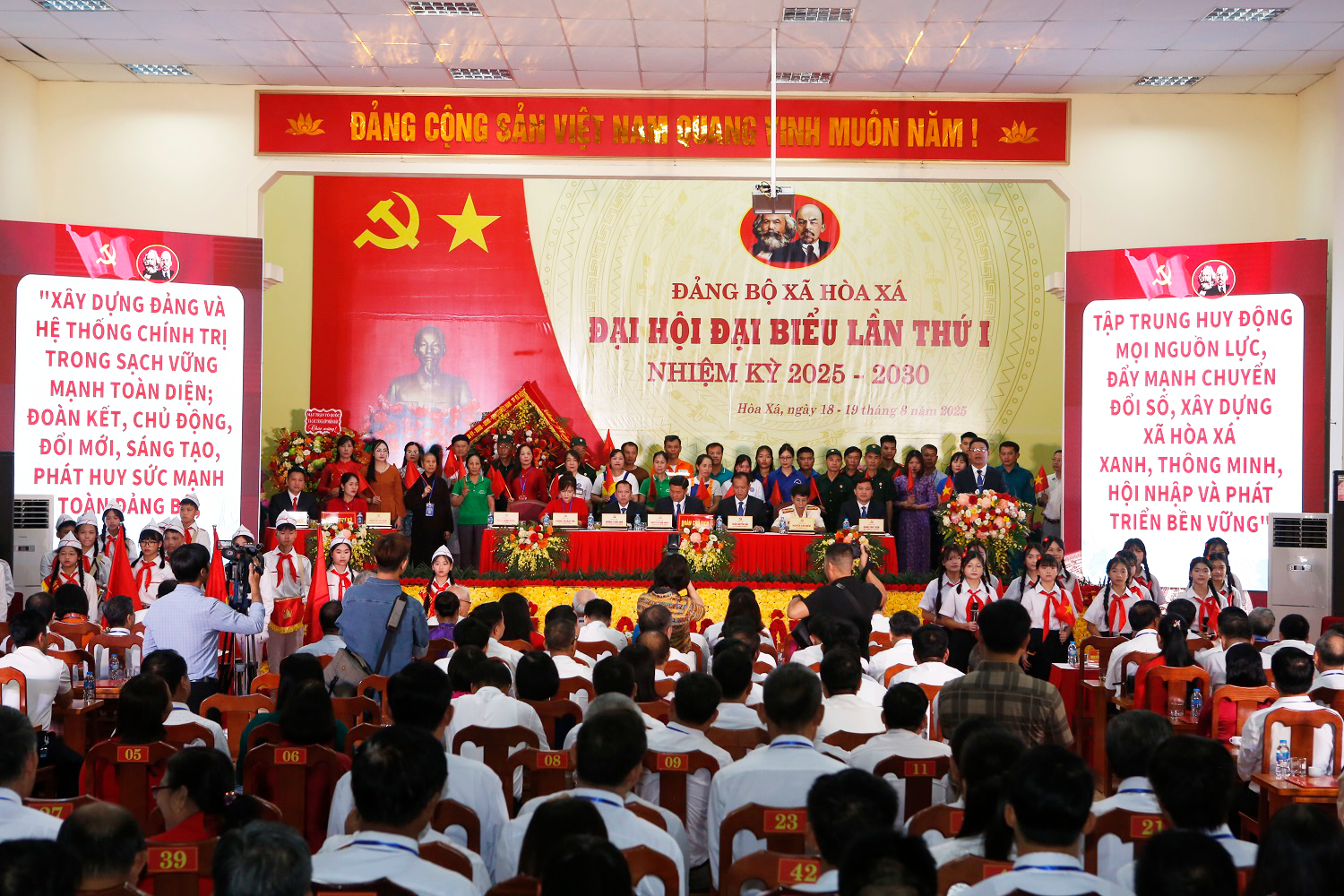 Đại hội đại biểu Đảng bộ xã Hòa Xá lần thứ I, nhiệm kỳ 2025 - 2030: Quyết tâm xây dựng xã “xanh, thông minh, hội nhập và phát triển bền vững”