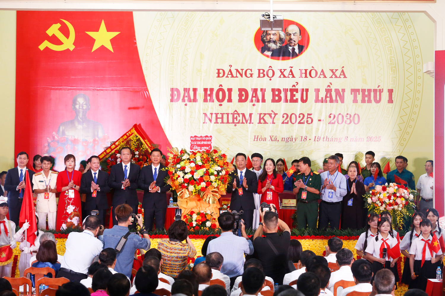 Đại hội đại biểu Đảng bộ xã Hòa Xá lần thứ I, nhiệm kỳ 2025 - 2030: Quyết tâm xây dựng xã “xanh, thông minh, hội nhập và phát triển bền vững”